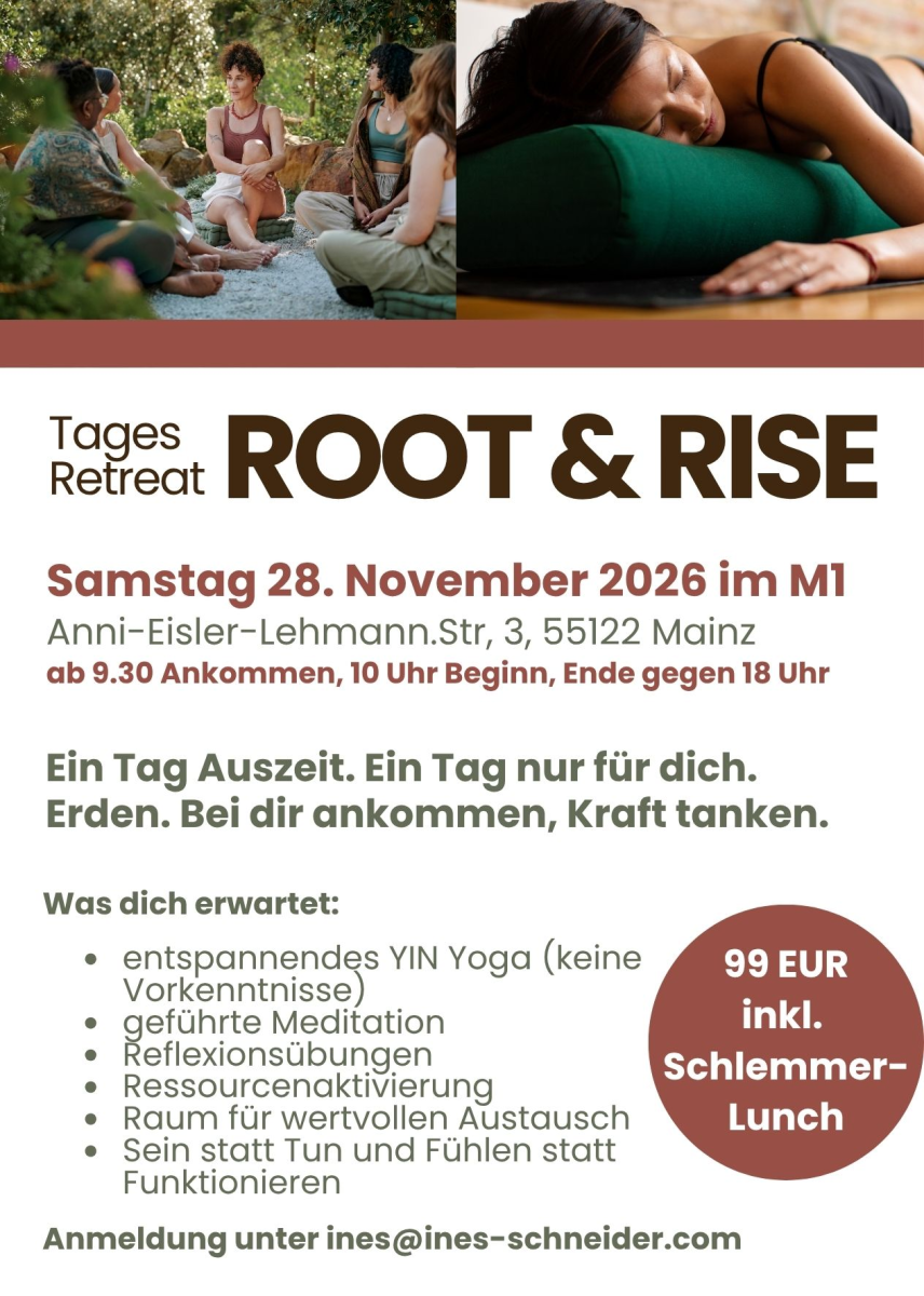 Grafik zum Termin Root & Rise Day Retreat in Mainz