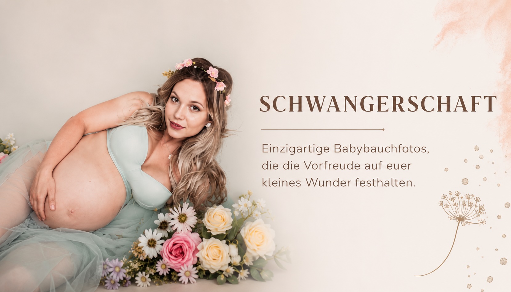 Schwangerschafts- und Babyfotografie