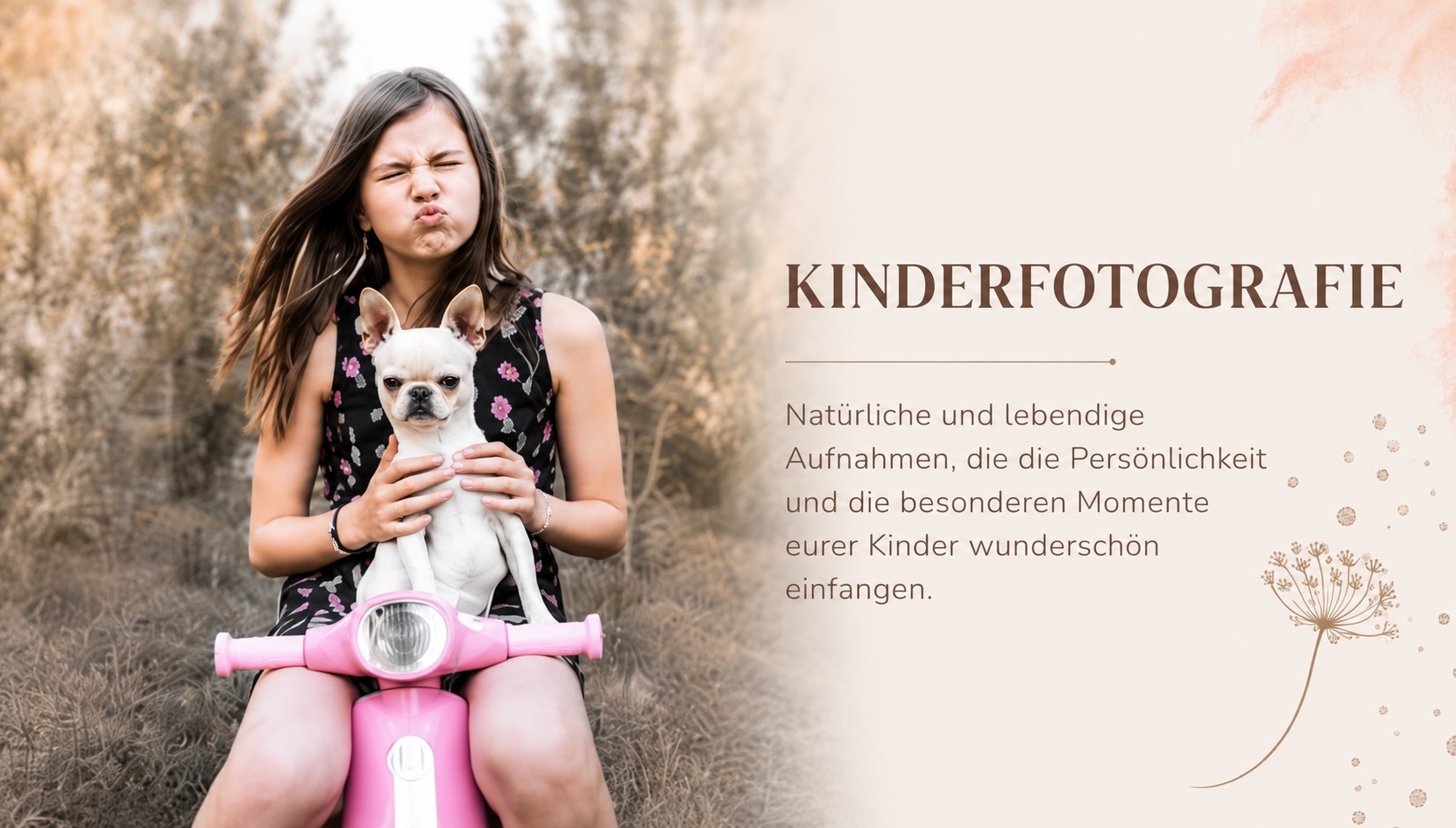 Kinder und Familienfotografie
