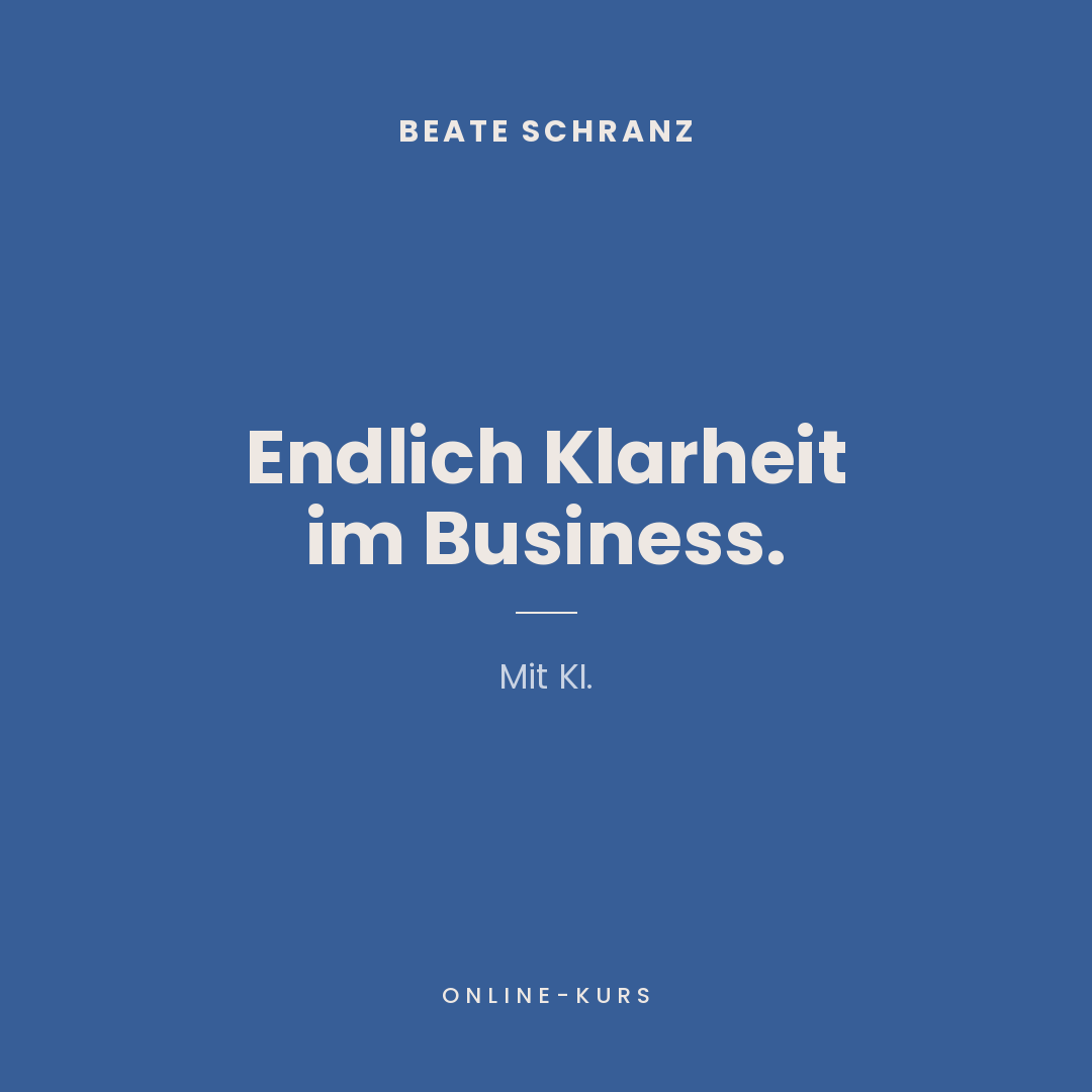 Endlich Klarheit im Business. Mit KI.