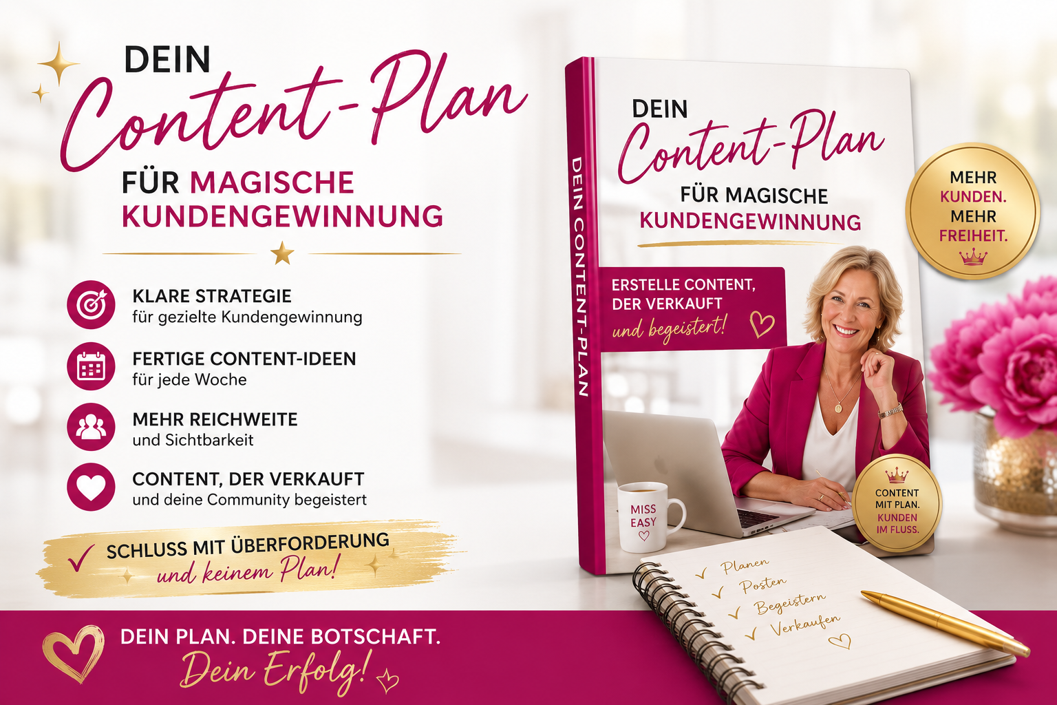 Dein Contentplan - für magische Kundengewinnung